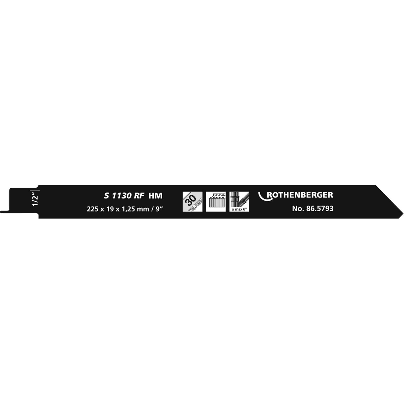 ROTHENBERGER Universal-Sägeblatt,225x20x1,5 (5er-Pack) - 865793