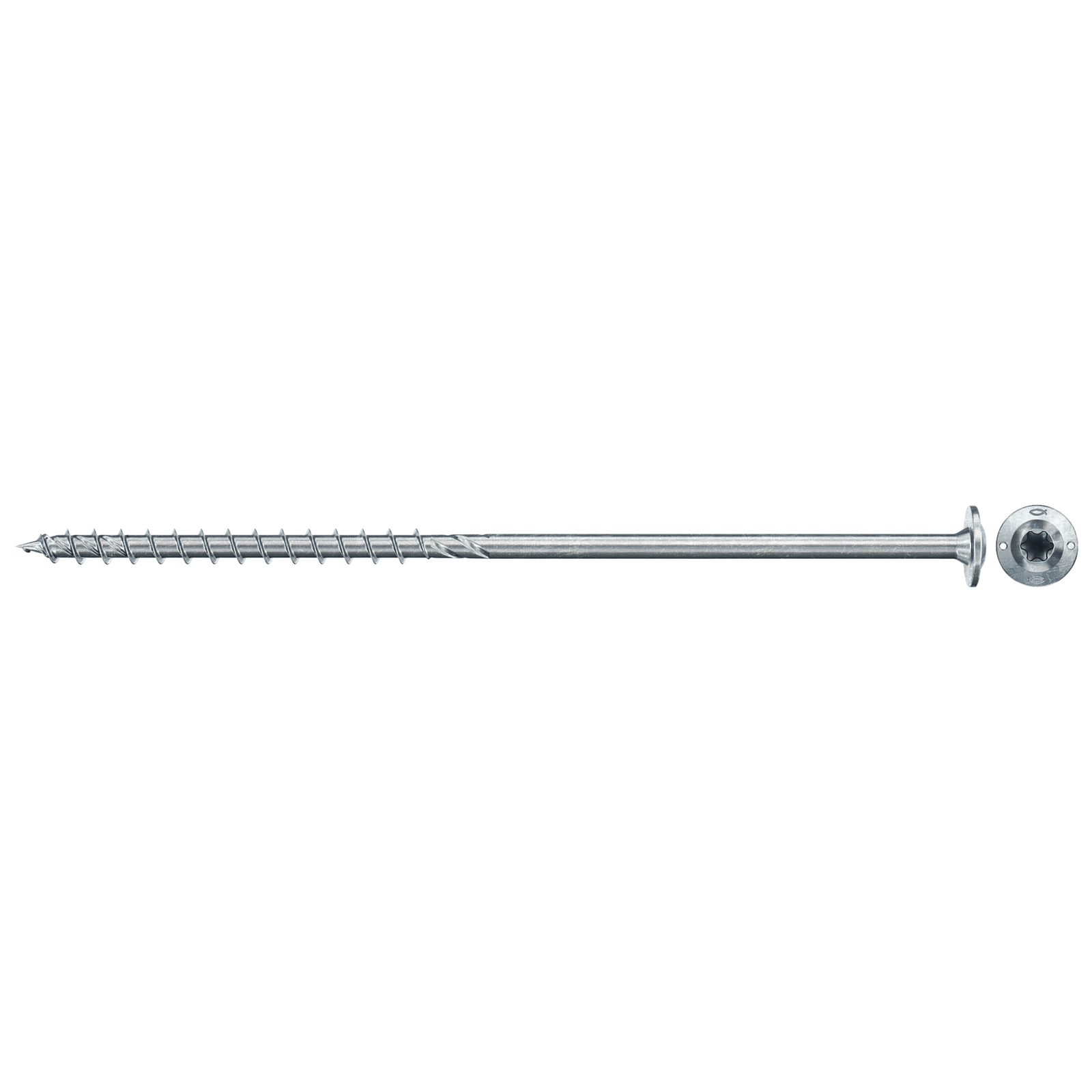 fischer Spanplattenschraube PowerFast FPF II WTP 6,0 x 140 BC 25 Tellerkopf Innenstern TX Teilgew. - 578612