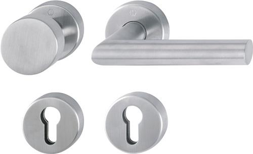 HOPPE FS-Garnitur Ams.FS-E58/42H/42HS/1400 VA F69 D/K TS 40-65mm PZ rd.DIN L/R - 10722269