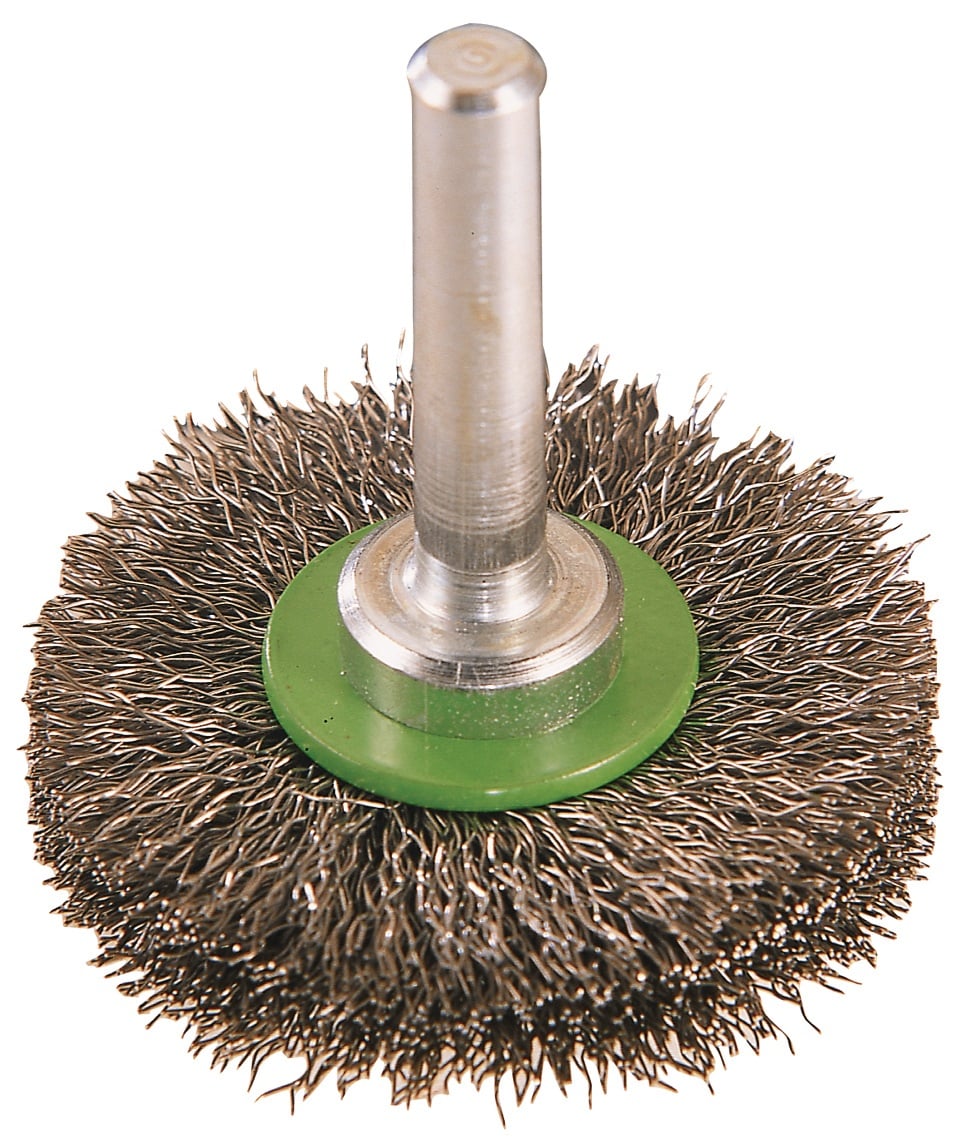 Rundbürste D.30mm Drahtstärke 0,2mm VA 9mm 20000min-¹ TECWERK