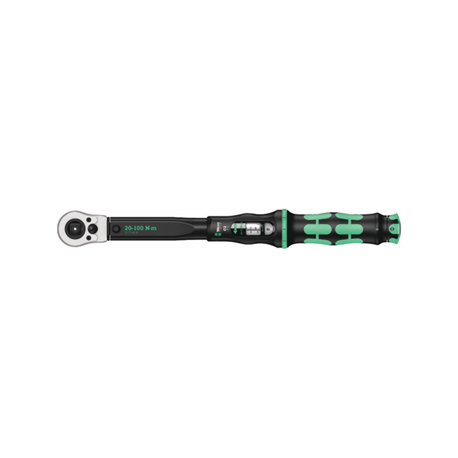 Wera Drehmomentschlüssel Click-Torque C 2 Push 1/2 Zoll 20-100 Nm - 5075625001