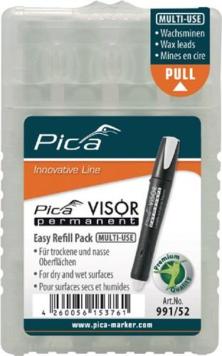 Pica Minenset Visor permanent 4x weiß - 991/52