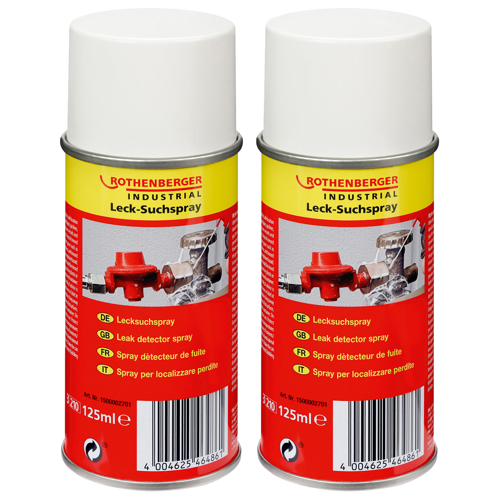 ROTHENBERGER Industrial 2x Lecksuchspray 125 ml - 1500003902