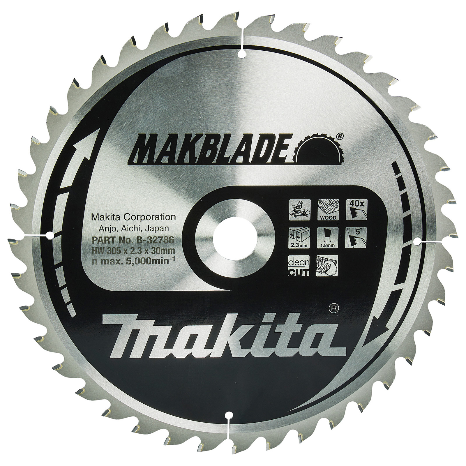 Makita MAKBLADE Sägeblatt 305x30x40Z - B-32786