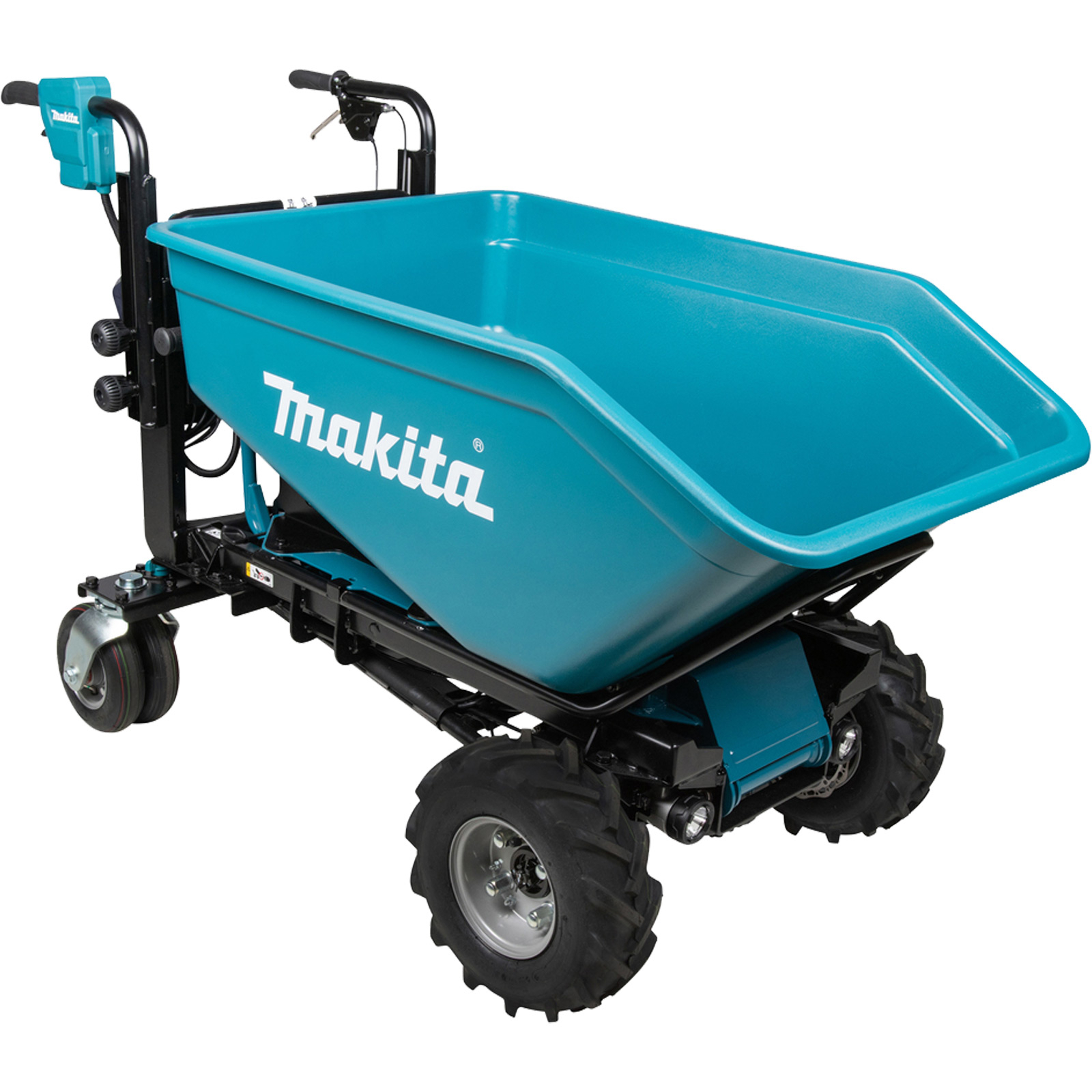 Makita Akku-Schubkarre 2x18V mit elektrischer Kippfunktion Solo - DCU602Z