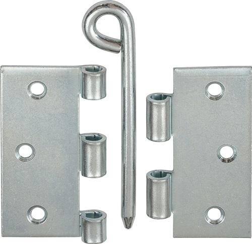 VORMANN Scharnier H.75 mm B.45 mm S.1,9 mm STA blau verz.ktg - 000614075ZR