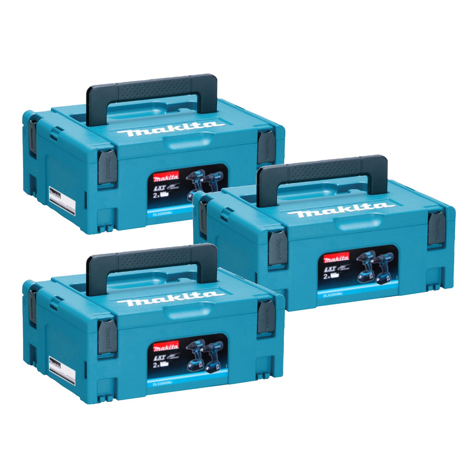 Makita MAKPAC Systemkoffer Gr. 2 (3er Set) - SONDERPREIS -  P-02375-3x