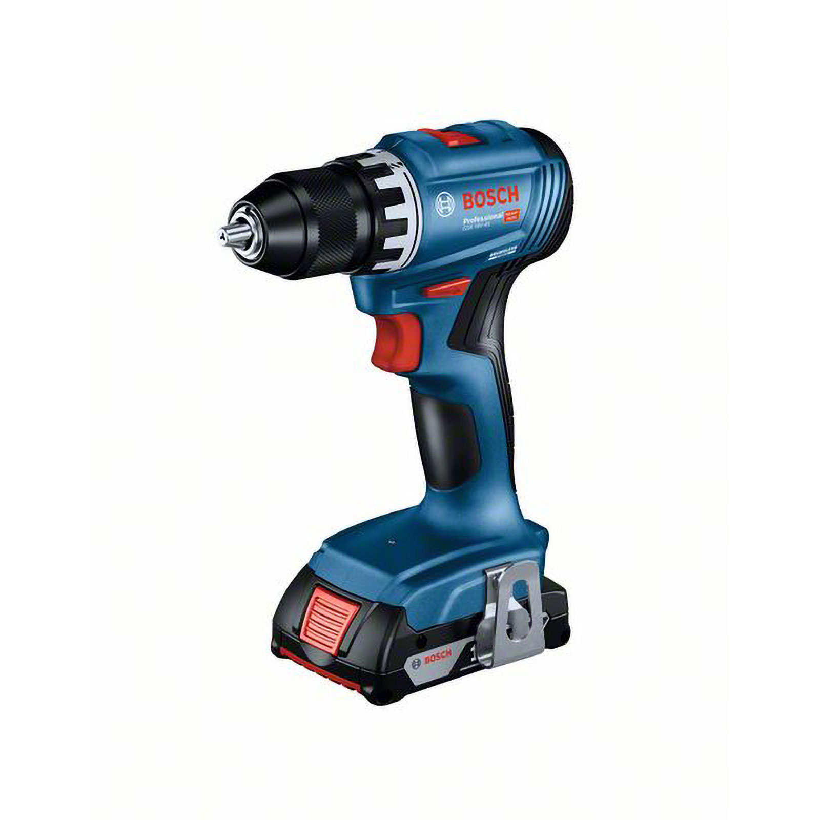 Bosch Combo Kit Akku-Bohrschrauber GSR 18V-45 + Akku-Bohrhammer GBH 18V-22 mit SDS plus / 2x 4,0 Ah Akku + Ladegerät inkl. Tasche - 0615A50038