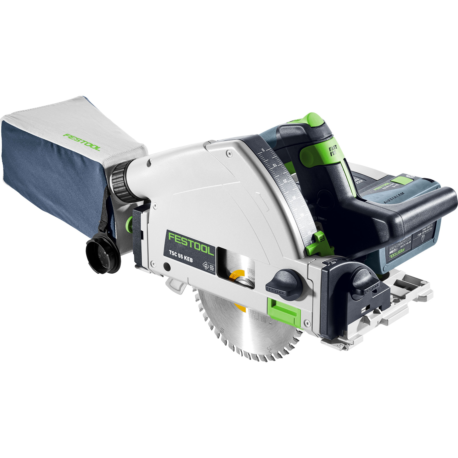 Festool Akku-Tauchsäge TSC 55 5,0 KEBI-Plus/XL / 2x 5,0 Ah + Ladegerät im Systainer - 577342