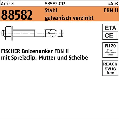 Fischer Bolzenanker FBN II Ø 12 mm Länge 126 mm - 45263