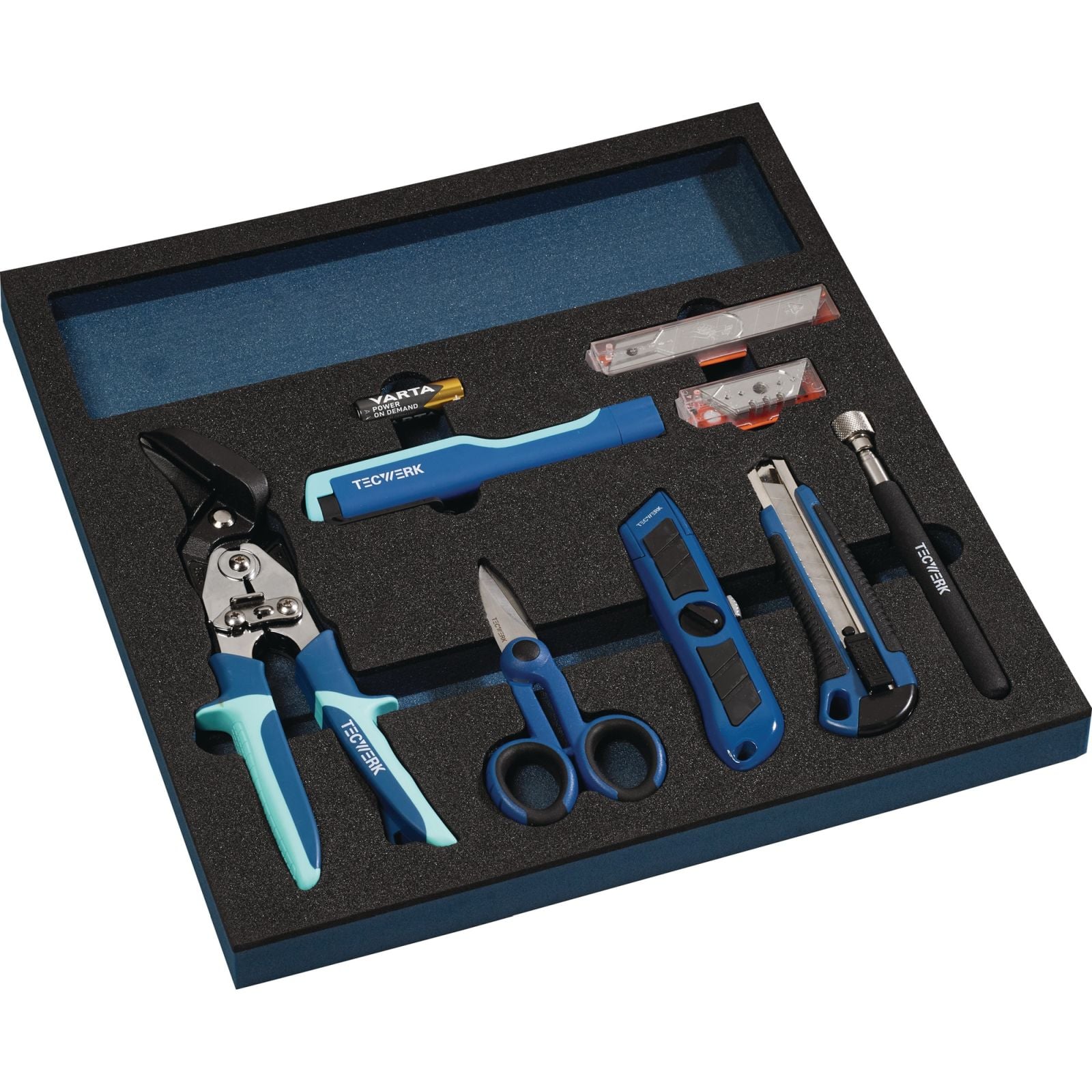 Werkzeugmodul 12-tlg.2/3-Modul Werkstattzubehör TECWERK