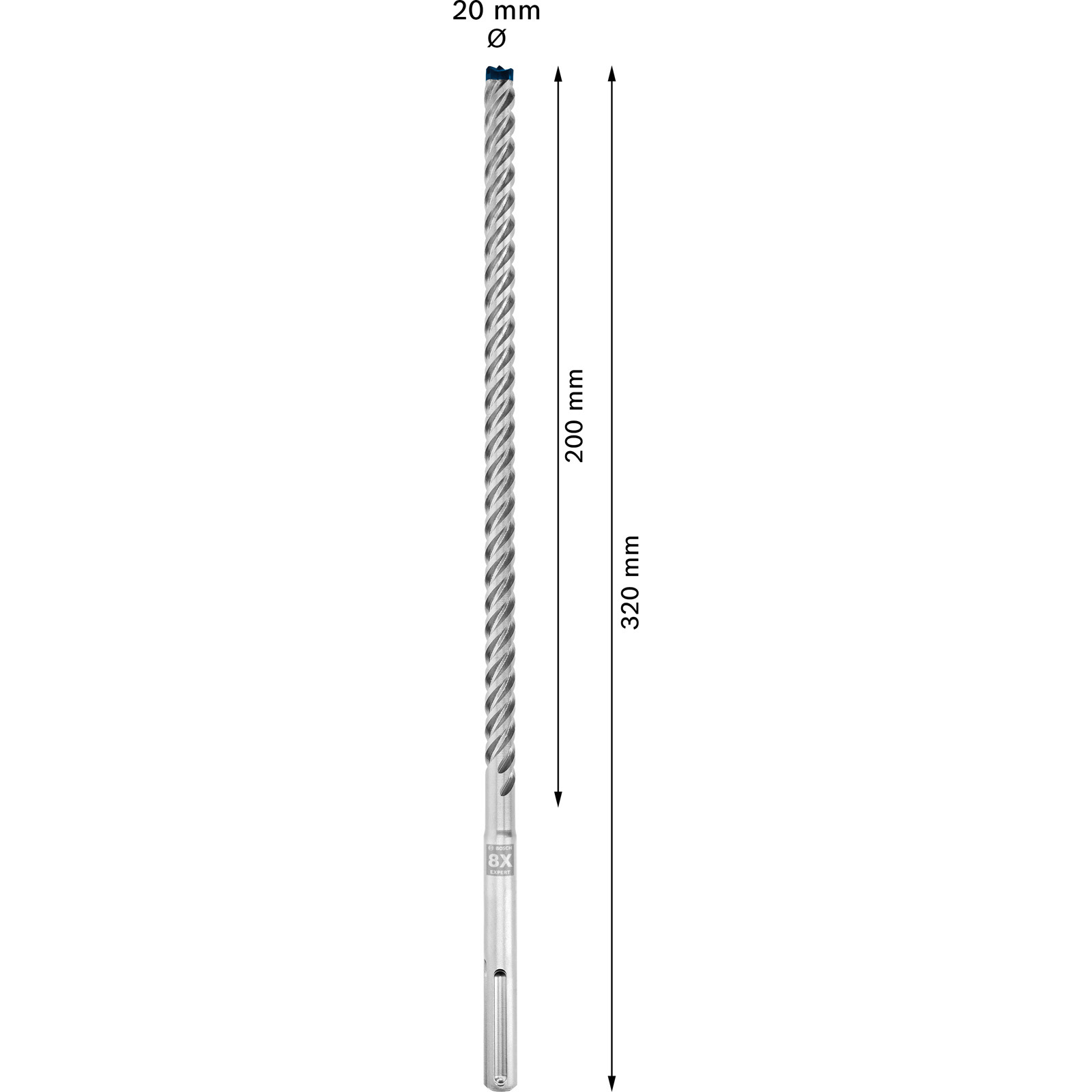 Bosch Expert SDS max-8X Hammerbohrer 18 x 400 x 540 mm - 2608900222