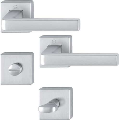 HOPPE Rosettengrt.Dublin 1124/843KV/843KVS Alu.F94-1 eck.SK/OL DIN L/R D/D - 11929765