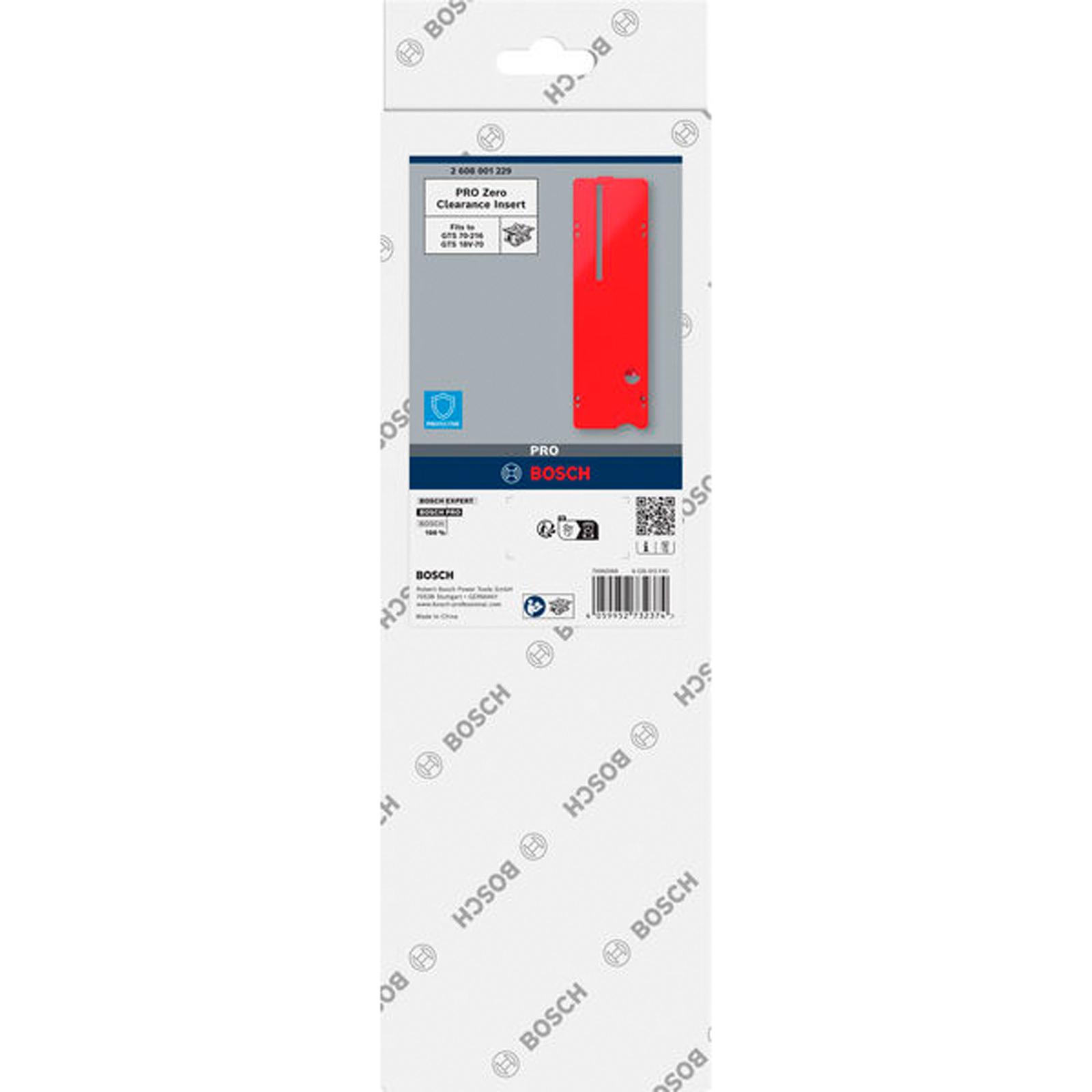 Bosch PRO Zero Clearance Einsatz für Tischkreissägen GTS 18V-70/GTS 70-216Professional