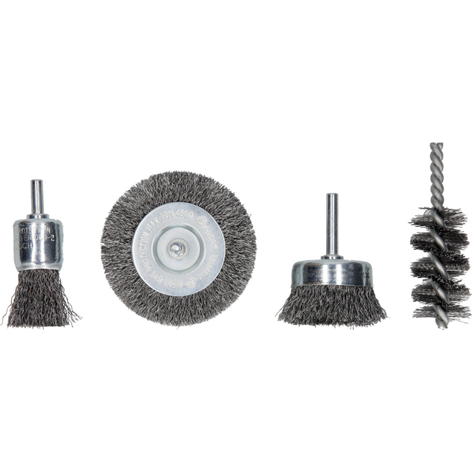 Bosch Drahtbürsten-Set 4tlg. Drahtbürsten-Set, 4-tlg. - 2609256553