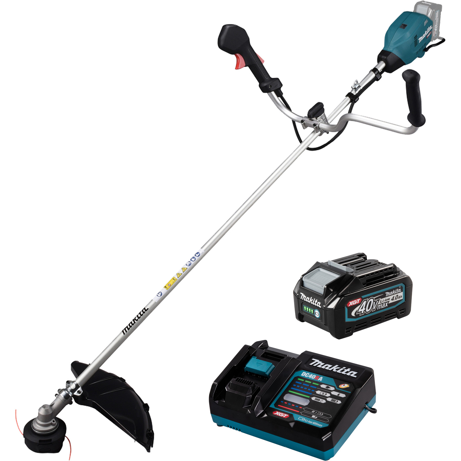 Makita UR006GM101 Akku-Freischneider 40V max. Zweihandgriff / 1x 4,0 Ah Akku + Ladegerät