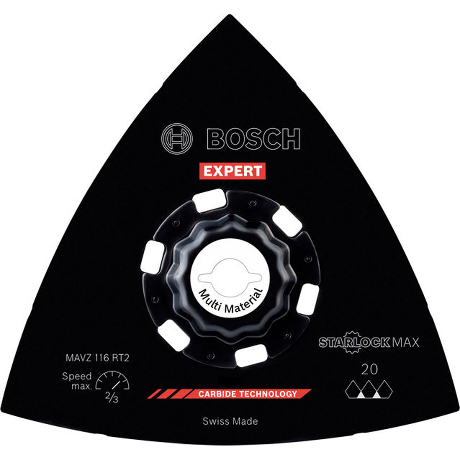 Bosch EXPERT MAVZ 116 RT2 Schleifplatte 116 mm - 2608902078