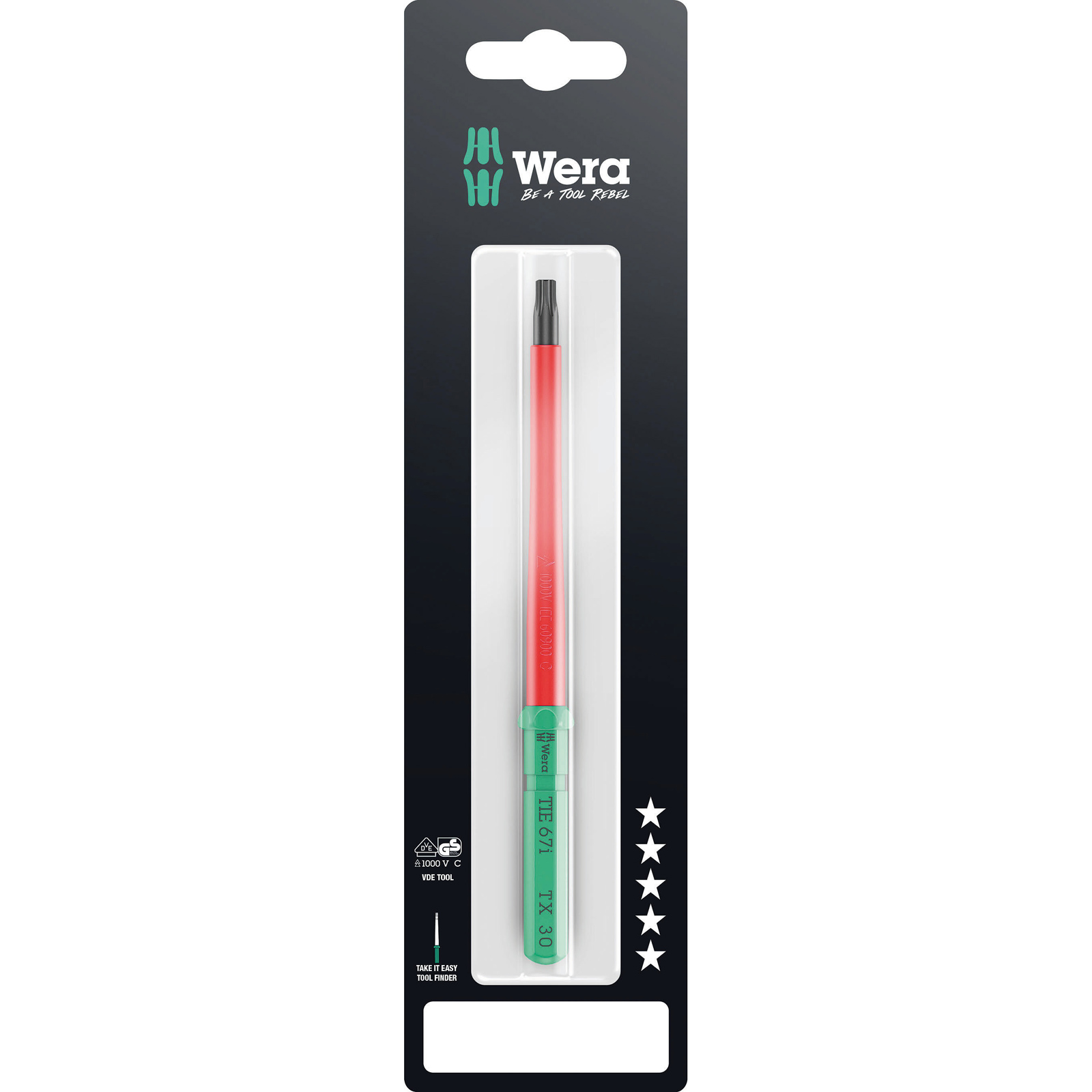 Wera Kraftform Kompakt VDE 67 i TORX® Take it easy SB - 05006574001