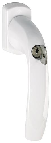 HOPPE Fenstergriff NY 0810S/U10 TBT1 Alu.F9016/verkehrsweiß 32mm abschl - 3286500