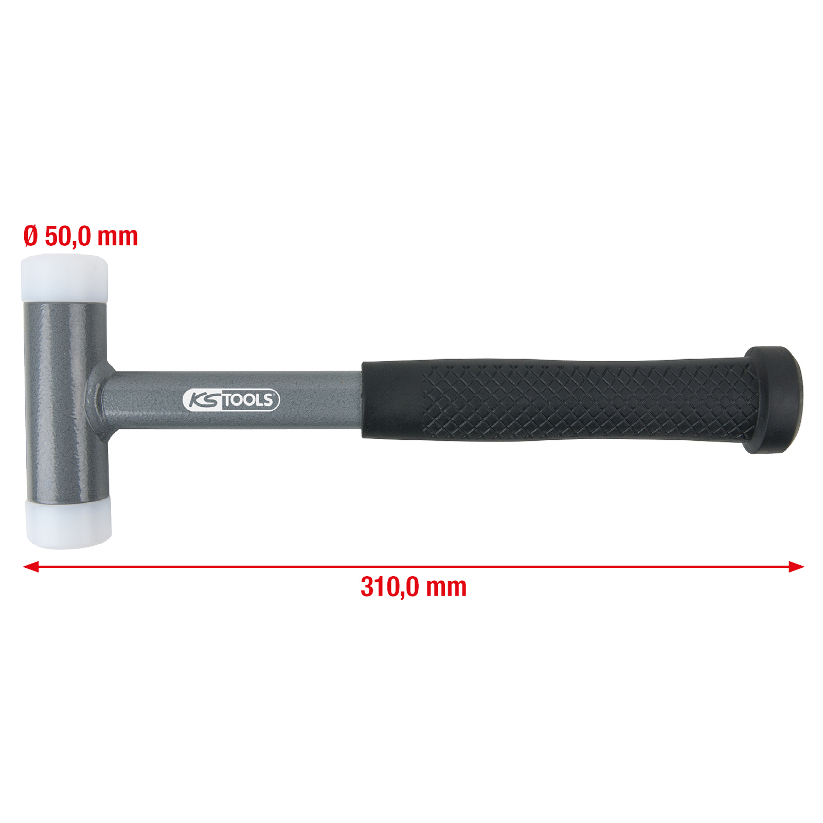 KS TOOLS Rückschlagfreier Schonhammer 1110g - 140.5275