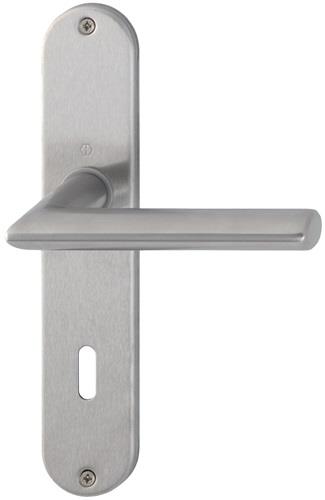 HOPPE Langschildgarnitur Stock.E1140Z/302 VA F69 OB 72mm DIN L/R - 3042724