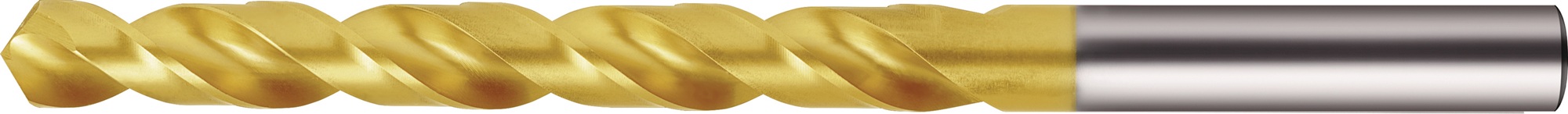Spiralbohrer DIN 338 Typ UNI D.1mm HSS-Co5 TiN Zyl.schaft kurz TECWERK