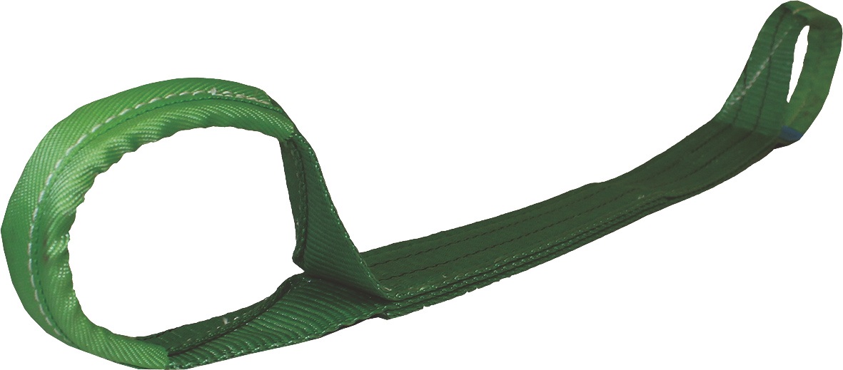 Hebeband DIN EN 1492-1 L.2m grün Tragf.einf.2000kg TECWERK