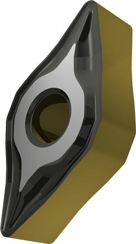 Drehwendeschneidplatte ISO DNMG 110408E-NF:T9415 D. 3,81mm MT-CVD beschichtet