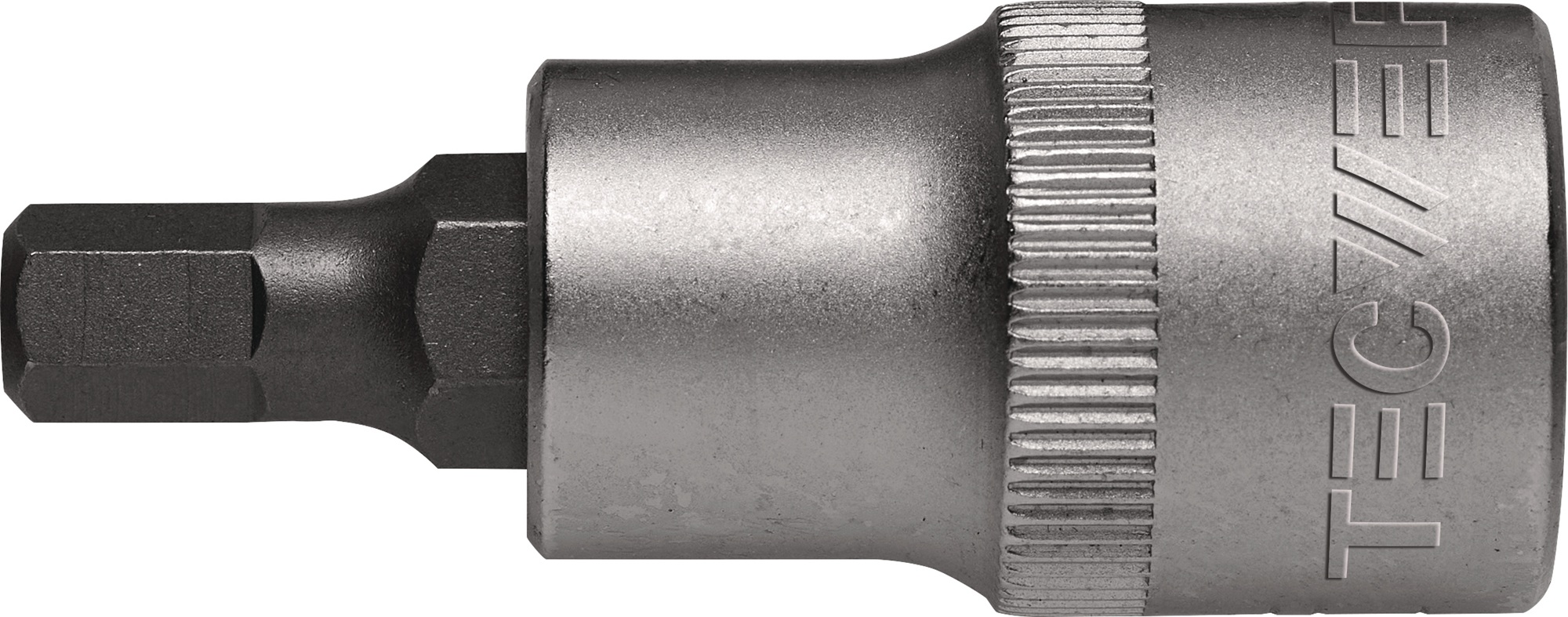 Steckschlüsseleinsatz 1/2 Zoll Innen-6-kant SW 7mm L.55mm TECWERK