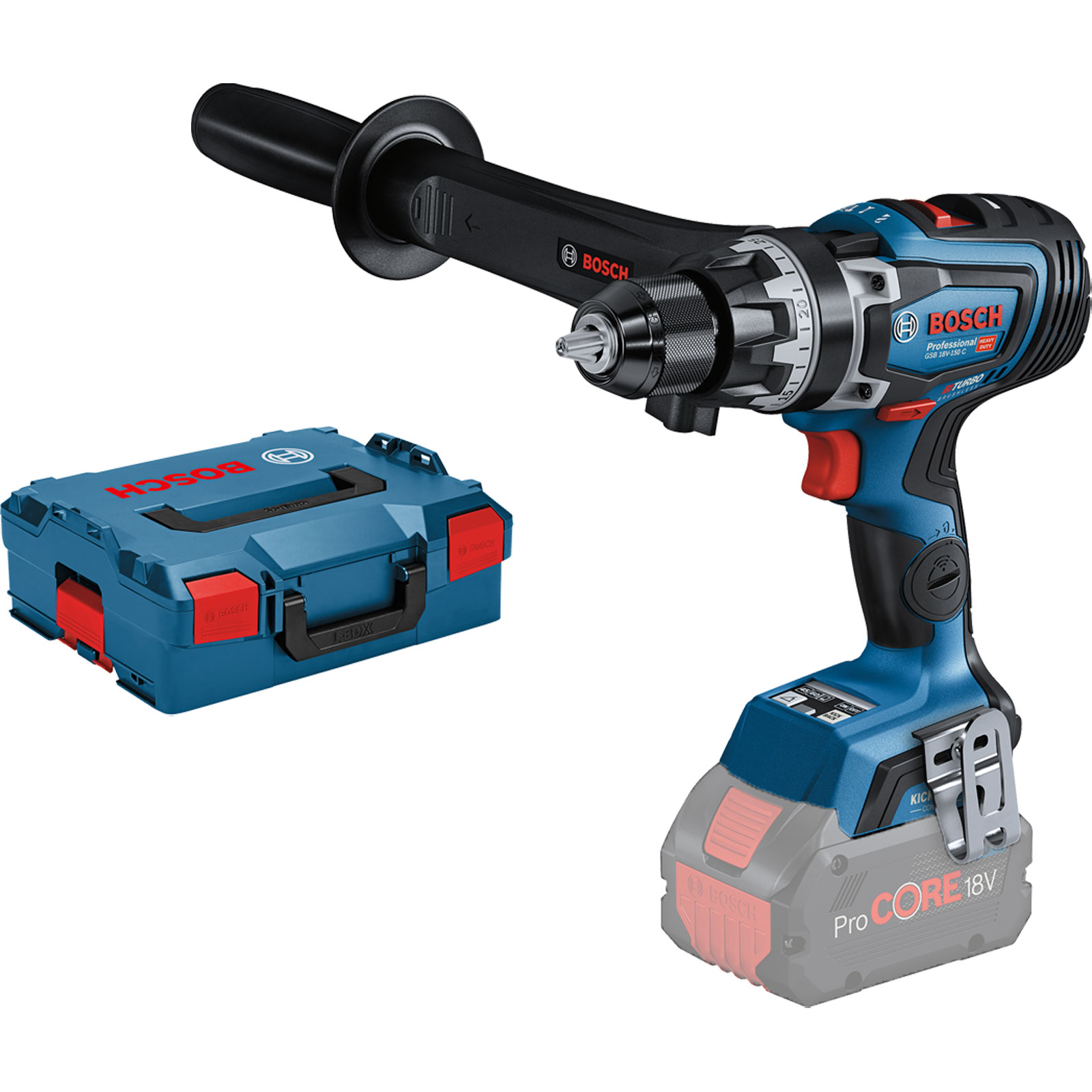 Bosch Akku-Schlagbohrschrauber GSB 18V-150 C Solo in L-Boxx - 06019J5102