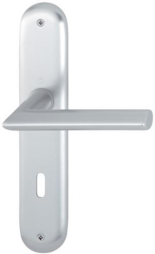 HOPPE Langschildgarnitur Stock.1140/273P Alu.F1 OB 72mm DIN L/R - 2785825