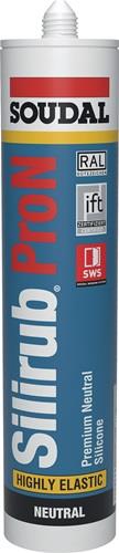 SOUDAL Silikondichtstoff Silirub Pro N schwarz 300 ml Kartusche - 118969