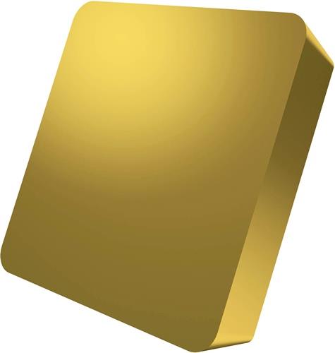 Drehwendeschneidplatte ISO SPUN 190412:6640 Tiefe 8,9mm MT-CVD beschichtet Gold