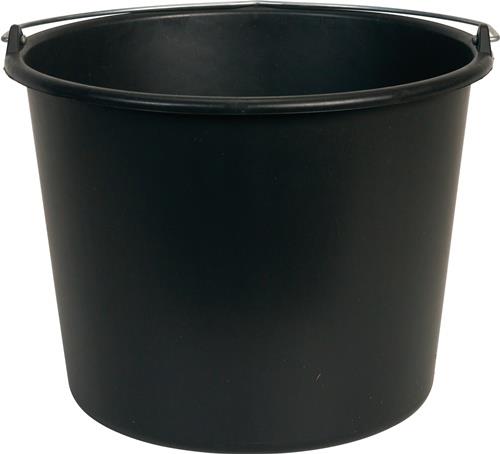 Baueimer GRIPLINE D 12l schwarz Ku.