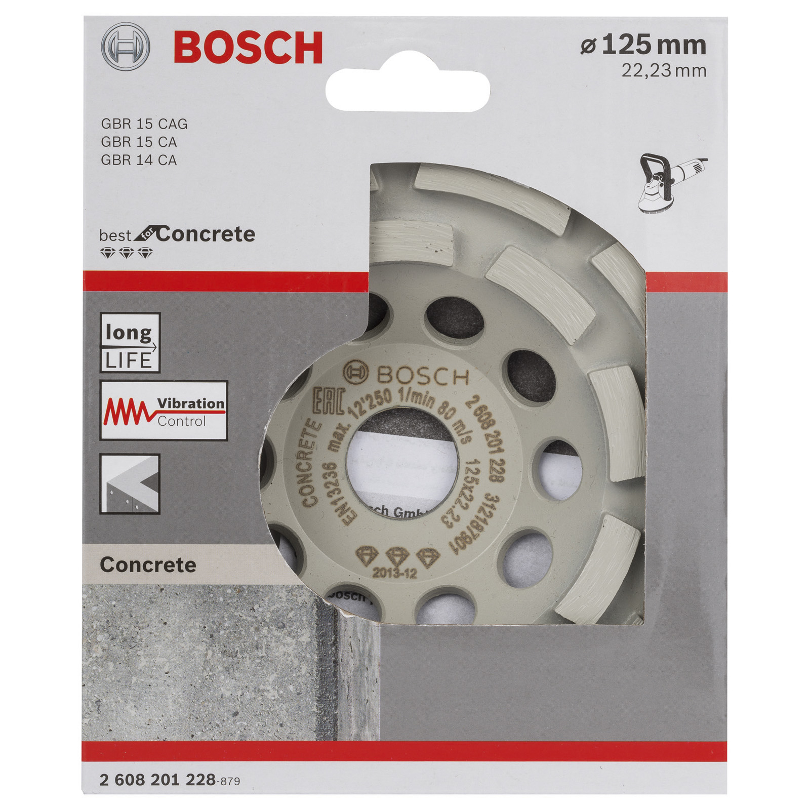 Bosch Diamanttopfscheibe Best for Concrete 125mm 2608201228