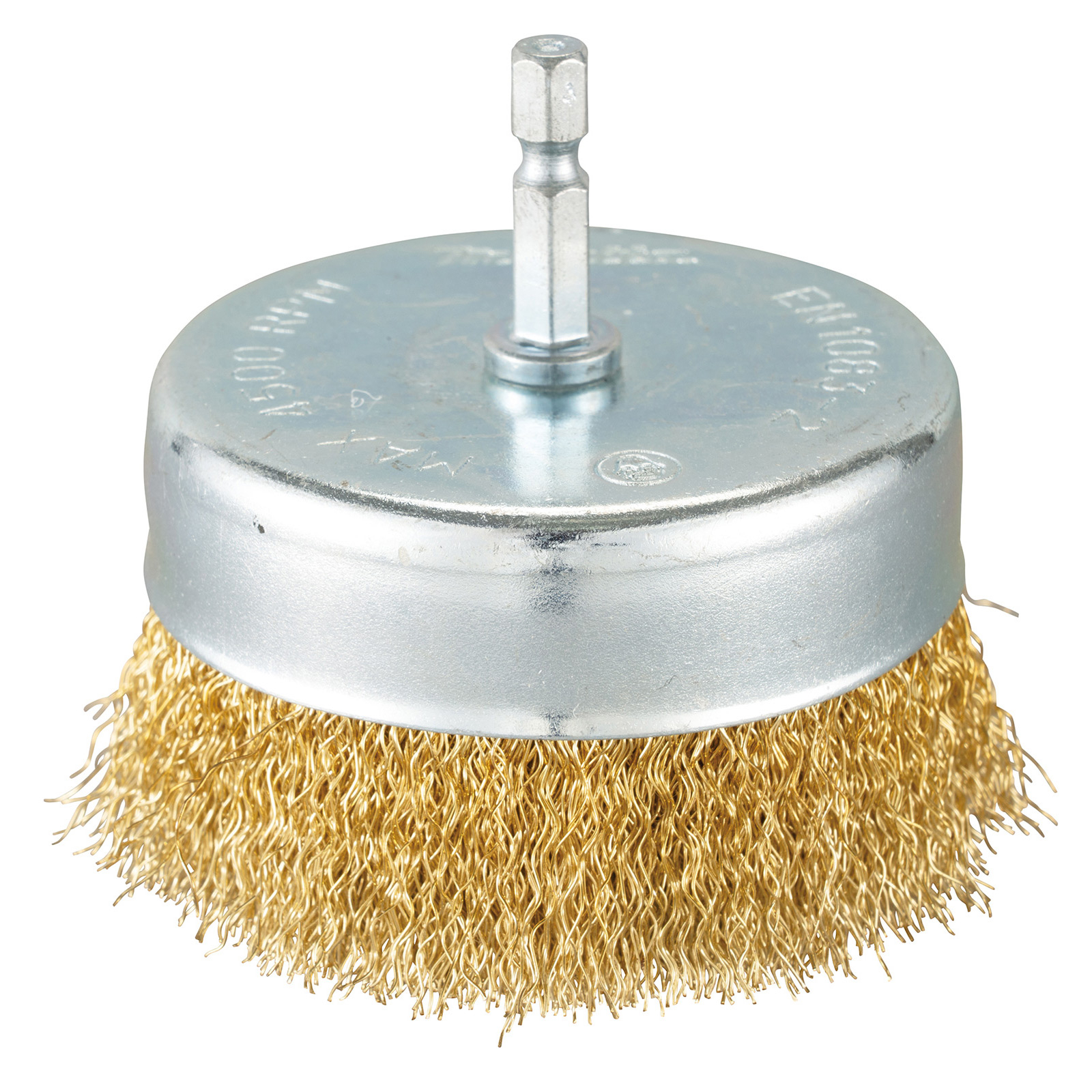 Makita Topfbürste 80 mm Messing 1/4" - D-73645