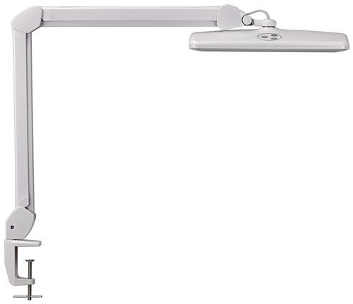 Schreibtischleuchte Metall/Kunststoff weiß H.515mm Klemmfuß LED MAUL