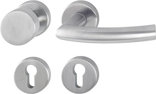 HOPPE Rosettengrt.Tro.E58/42KV/42KVS/1430Z VA F69 rd.PZ DIN L/R fl.D/K - 2821427