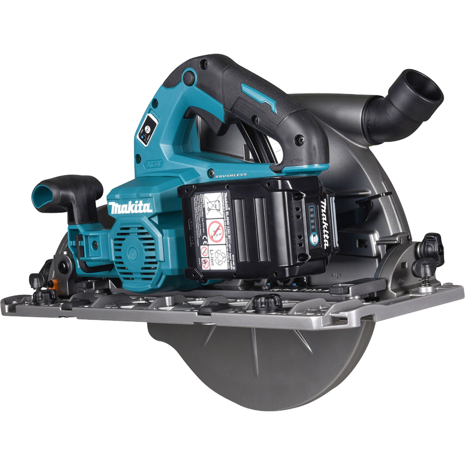 Makita HS011GT201 Akku-Handkreissäge 101 mm 40 V max. Ø 260 - 270 mm / 2x 5,0 Ah Akku + Ladegerät