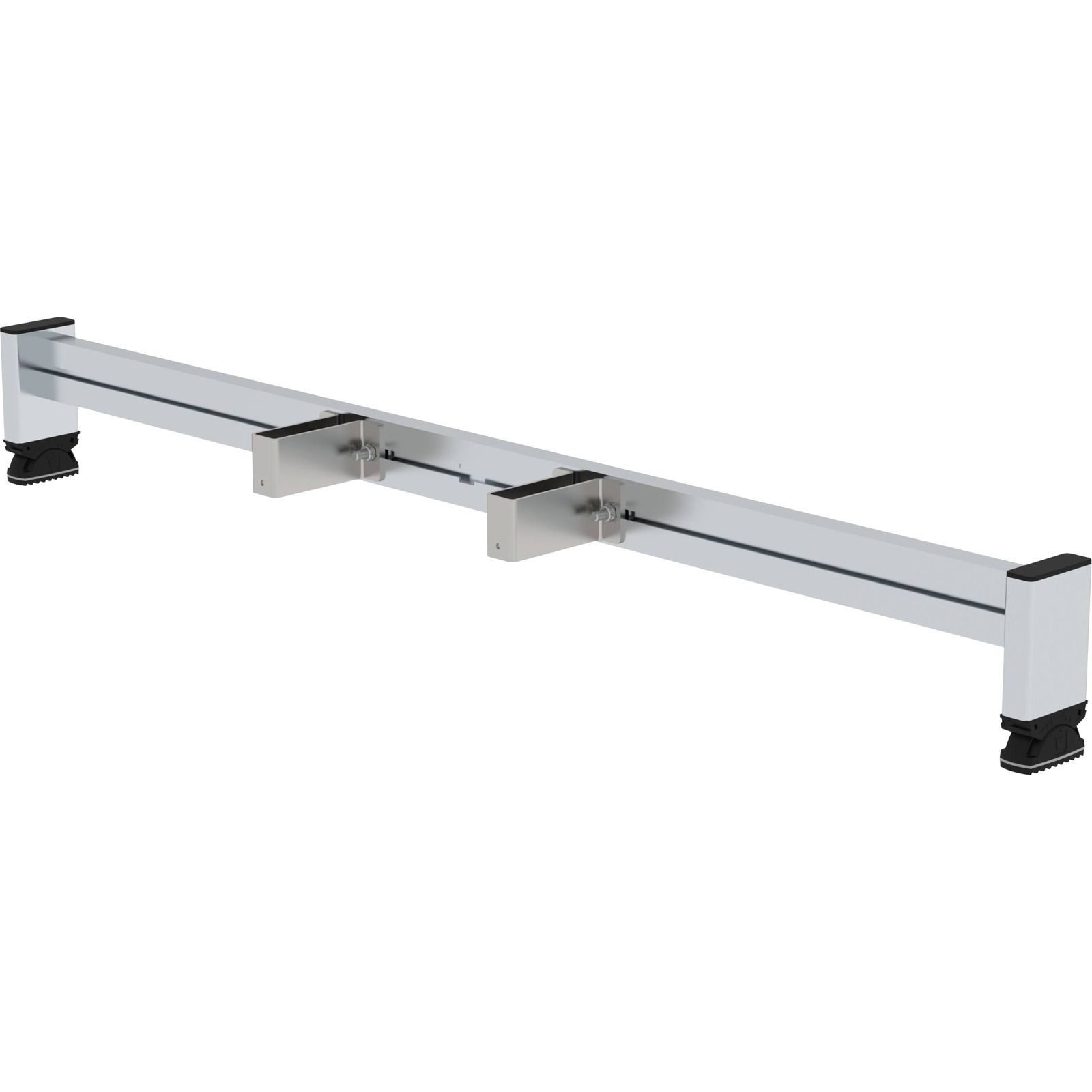 Günzburger Steigtechnik Nachrüst-Traverse mit nivello-Leiterschuh Breite 1,2 m mit Holmhöhe 98 mm - 030369