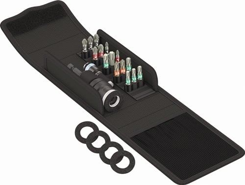 Wera Bitsortiment Terrassenbau-Set T 1 17tlg. PH / PZD / TORX / TORX ZAPFEN - 5134021001