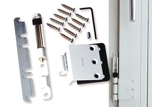 FUHR Fenstersicherungsset DZ150SEW n.in.öffnende FT weiß - DZ150SEW