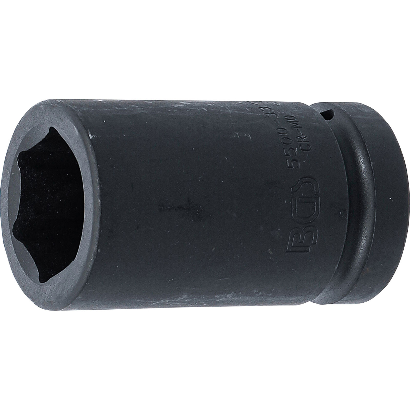 BGS Kraft-Steckschlüssel-Einsatz Sechskant tief Antrieb Innenvierkant 25 mm (1") SW 33 mm - 5500-33