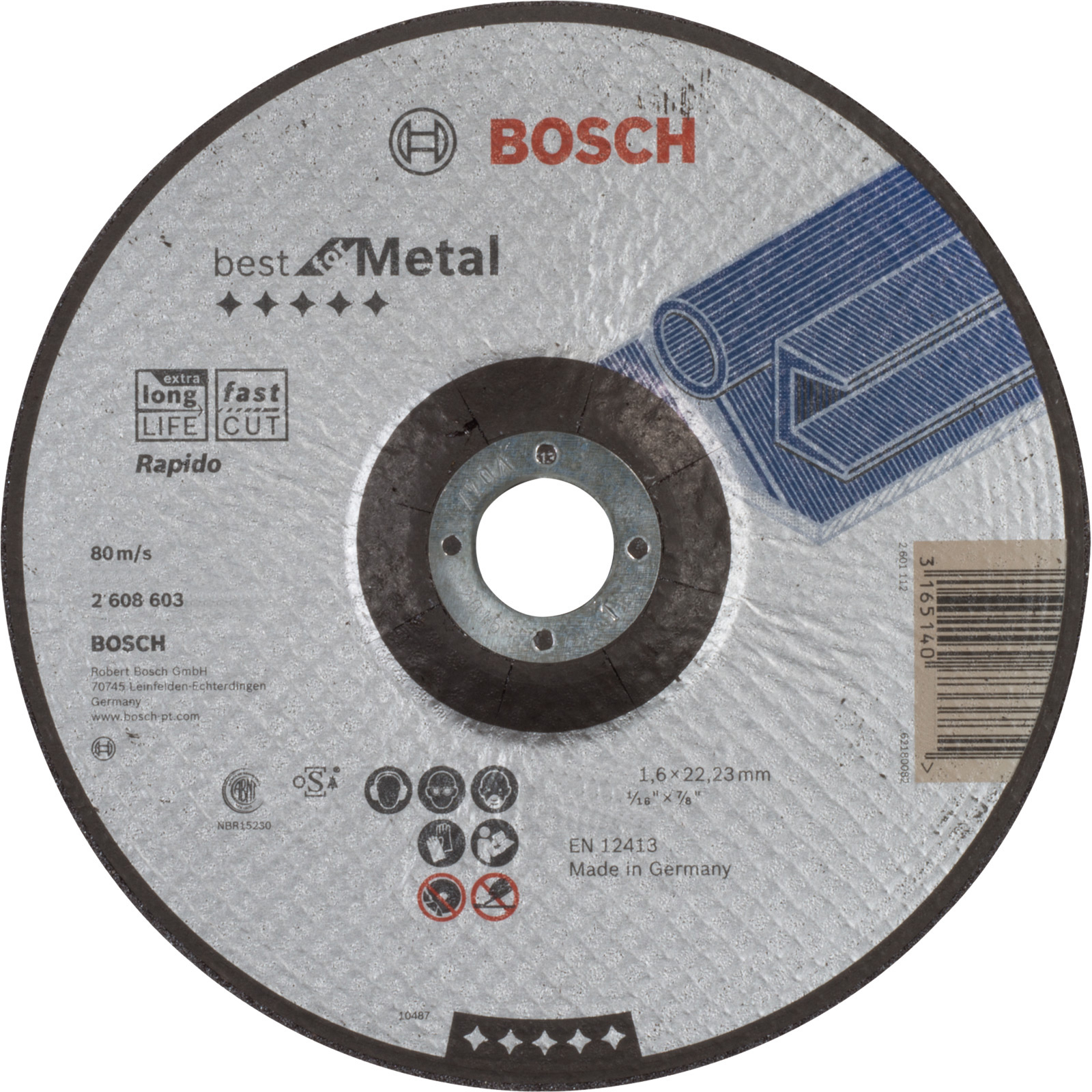 Bosch Trennscheibe gekröpft Best for Metal - Rapido