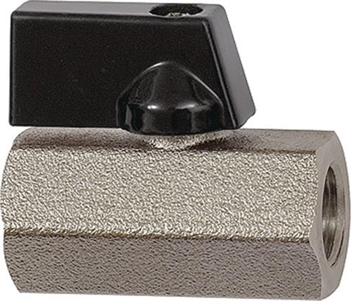 Mini-Kugelhahn VALVE LINE 6mm 1/4 IG/IG SW1 21mm DN 8mm RIEGLER