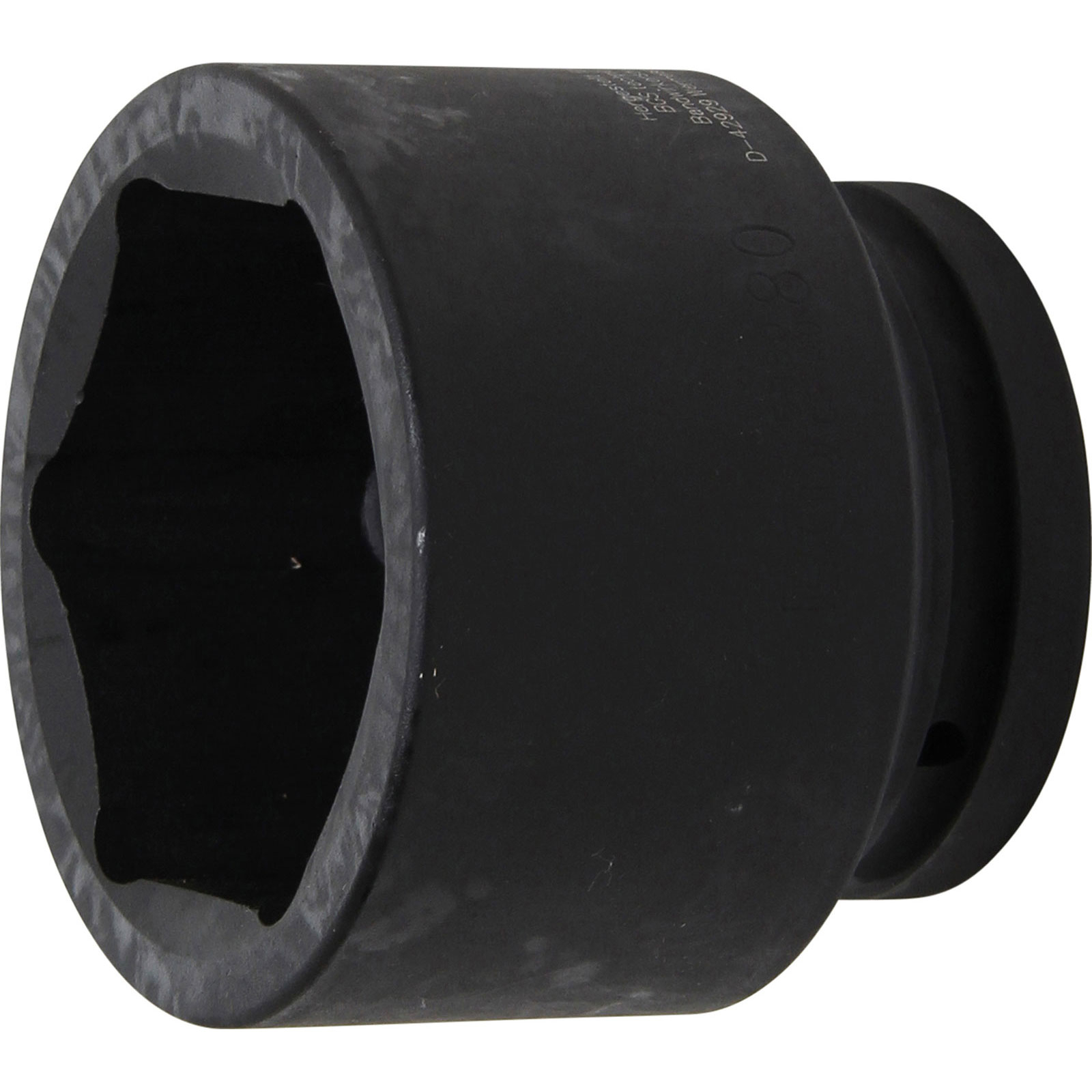 BGS Kraft-Steckschlüssel-Einsatz Sechskant Antrieb Innenvierkant 25 mm (1") SW 80 mm - 5880