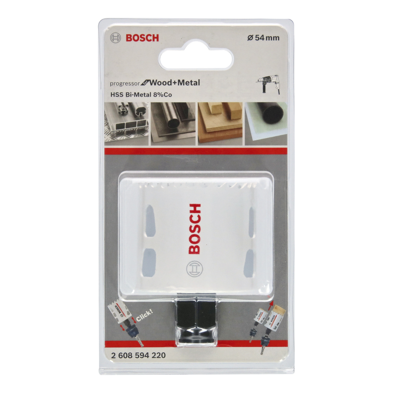 Bosch Lochsäge Progressor for Wood and Metal 54 mm - 2608594220