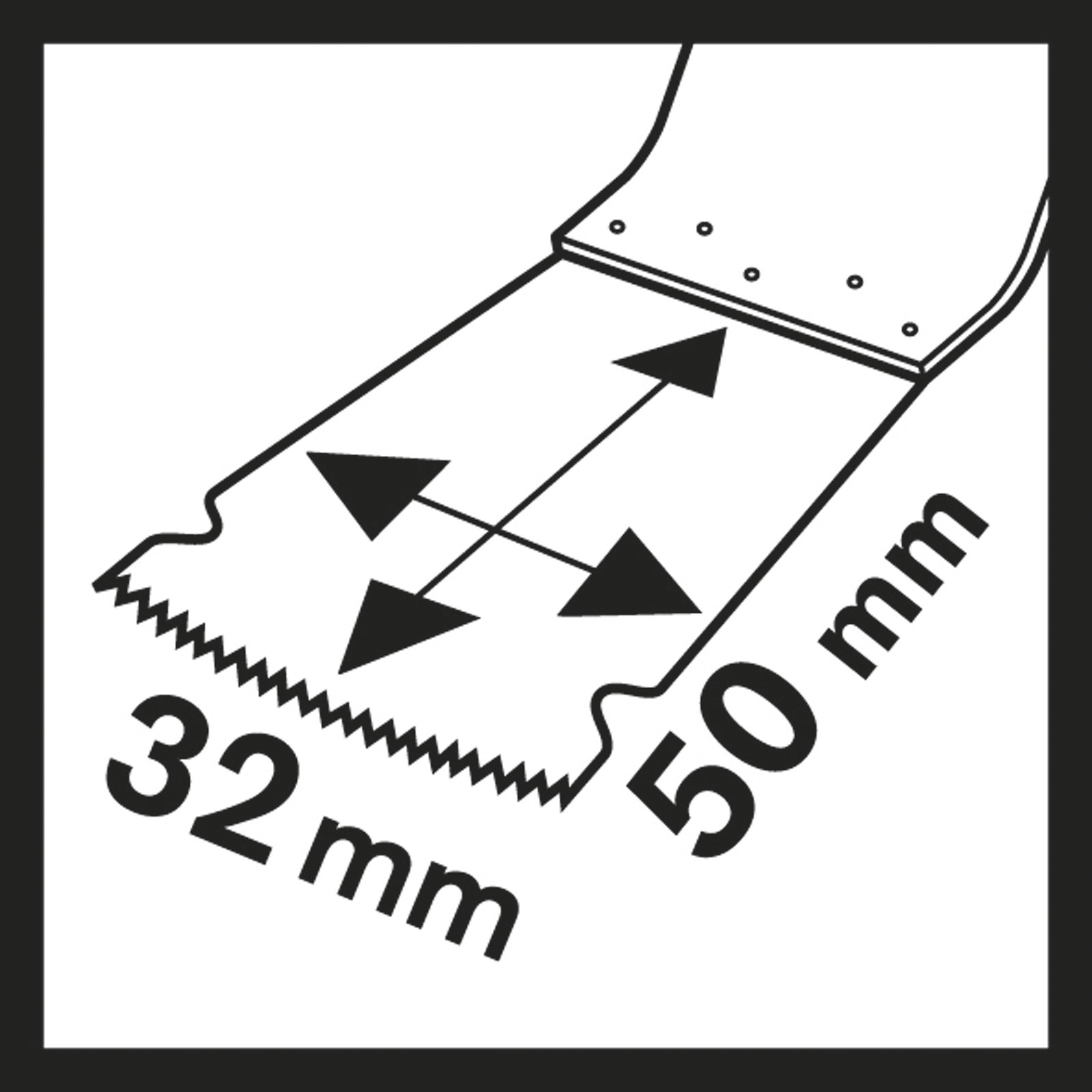 Bosch 10x HCS Tauchsägeblatt Starlock AIZ 32 EPC Wood 50 x 32 mm - 2608664472