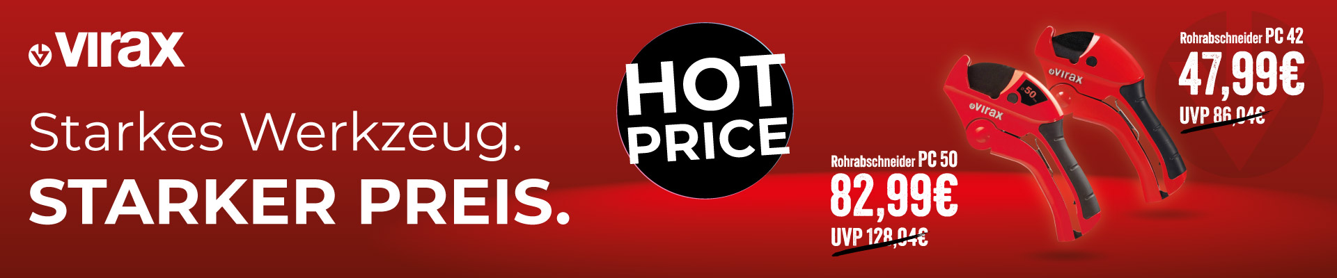 Virax Werkzeuge im Hot Price Angebot