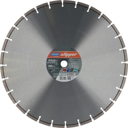NORTON CLIPPER Diamanttrennscheibe 4x4 Explorer D.500mm Bohr.25,4mm 3,8mm 10mm - 70184602097